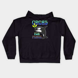 Orcas for Peace Kids Hoodie